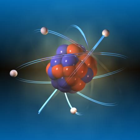 Atom, Protonen, Objekt, drehen, rund Andreus - Dreamstime