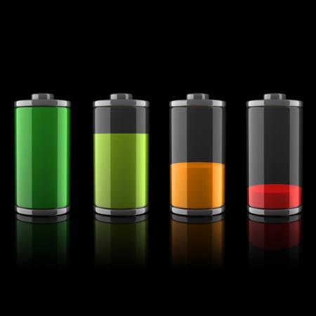 Batterie, Kanal, grün, gelb, rot Koya79 - Dreamstime
