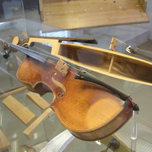 Abschnitt, halb, Geige, Instrument Markb120