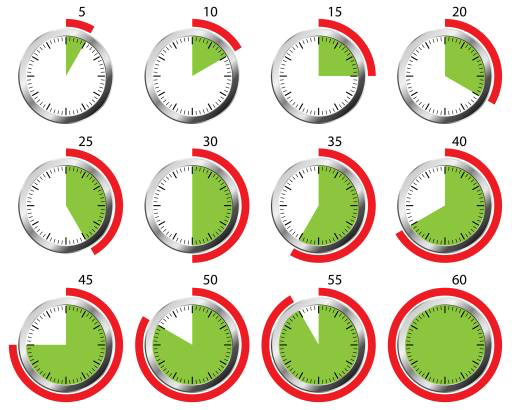 Zeit, Uhr, Sekunden, zweite, grün, rot, kreis Rasà Messina Francesca (Francy874)