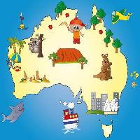 Pixwords Das Bild mit Staat, Land, Kontinent, Meer, Meer, Schiff, koala Milena Moiola (Adelaideiside)