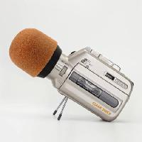 Pixwords Das Bild mit Mikrofon, Kassetten, aufnehmen, Kamera, Maschine, Objekt Elen418 - Dreamstime