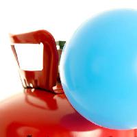 Ballon, blau, rot, Tank Rmarmion