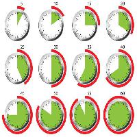 Pixwords Das Bild mit Zeit, Uhr, Sekunden, zweite, grün, rot, kreis Rasà Messina Francesca (Francy874)