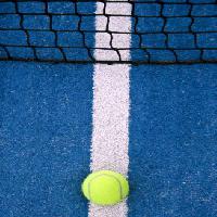 Pixwords Das Bild mit tennis, ball, netz, Sport Maxriesgo - Dreamstime