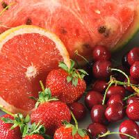 Pixwords Das Bild mit Rot, Obst, Mango, Melone, Kirschen, Kirsche Adina Chiriliuc - Dreamstime