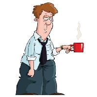 Pixwords Das Bild mit Mann, Kaffee, cofe, Kaffee, Rot, Tasse Dedmazay - Dreamstime