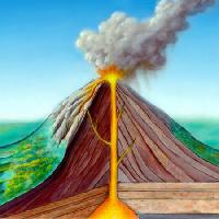 eruption, cartoon, natur, Feuer, Rauch Andreus - Dreamstime